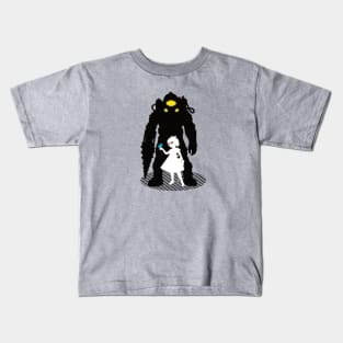 Bioshock - Big Daddy Watching Little Sister Kids T-Shirt